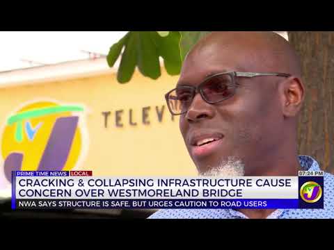 YouTube video thumbnail: Cracking & Collapsing Infrastructure Cause Concerns Over Westmoreland Bridge