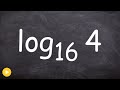 Logarithms and Exponents Concepts