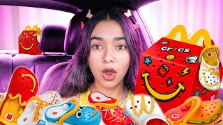 CAJITA FELIZ de CROCS 🥤🐊 MCDONALD’S CROCS HAPPY MEAL 🫶🏼 #cajitafeliz #mcdonalds #crocs