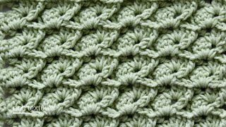 Slanted Shell Stitch | How to Crochet