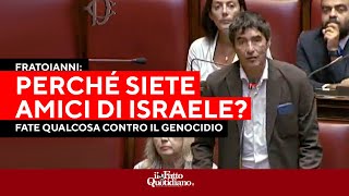 Fratoianni: "Di fronte al genocidio perché siamo amici di Israele? Isolate Netanyahu"