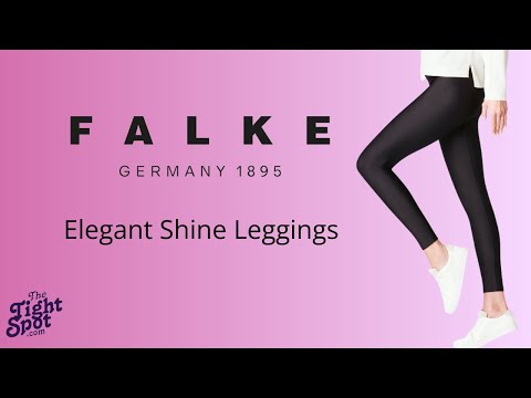 Falke Elegant Shine Leggings | Black Leggings