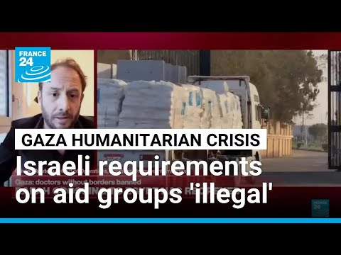YouTube video thumbnail: Gaza Humanitarian Leader Condemns Israel's 'Illegal, Dangerous' Demands Designed to Obstruct Aid