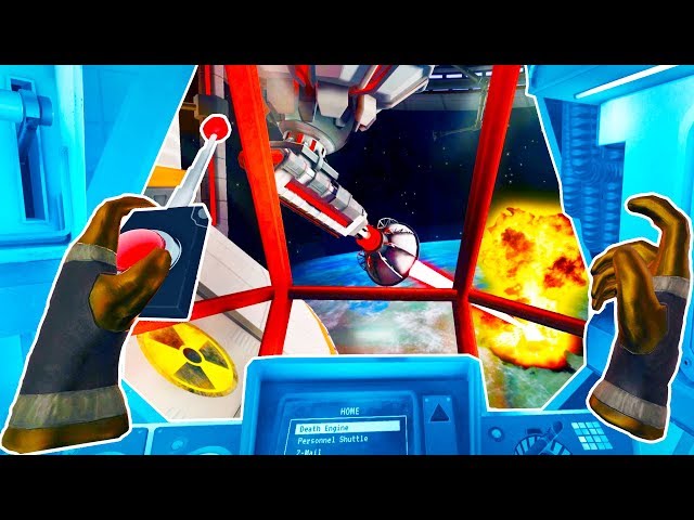 I Accidentally Destroy the Earth with a Radioactive Death Laser in I Expect You to Die VR!