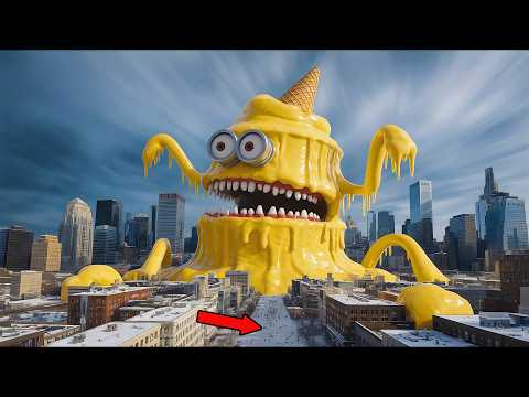 ICE CREAM MONSTER | Christmas Part (Minions Parody)