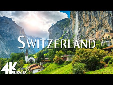 Switzerland 4K Beautiful Nature Film - Healing Relaxing Music - Natural Landscape