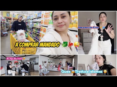 SALIMOS AL MANDADO 🛒😬UN DÍA FRÍO 🥶  LLEGO  🚐EL CORREO 📦MIREN LO QUE 😧ME COMPRE  🫢👀