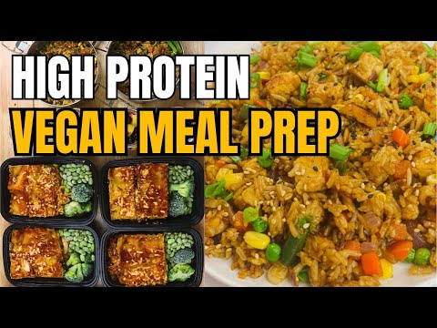 High Protein Low Calorie Vegan Meal Prep For Weight Loss (comfort food edition!)