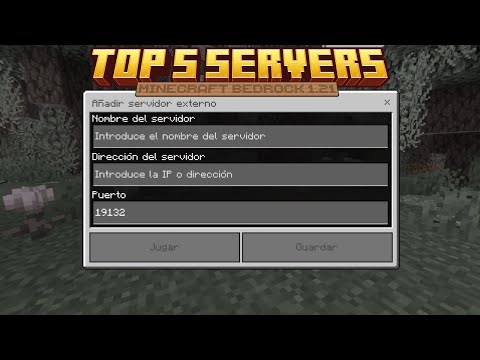 Top 5 Servers para mcpe 1.21 - 5 servidores para minecraft bedrock (survival, skywars, etc.)