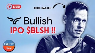 Bullish $BLSH IPO Soars! Peter Thiel’s $5.4B Debut 🚀 CoreWeave Crash 😰 | Live Aug 13