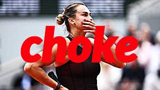 Aryna Sabalenka CHOKE in Grand Slam for 17 minutes straight