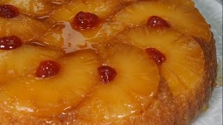 TARTA FÁCIL DE PIÑA (ANANÁS). Receta que siempre triunfa, muy jugosa y deliciosa - POSTRE - DULCES