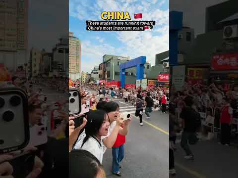 Welcome To Chinaโs Gaokao๐จ๐ณ #explore #ytshorts #trending #studyinchina #exam