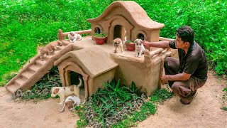 Rescue Poor Puppies From Car Tire And Build The Dog House