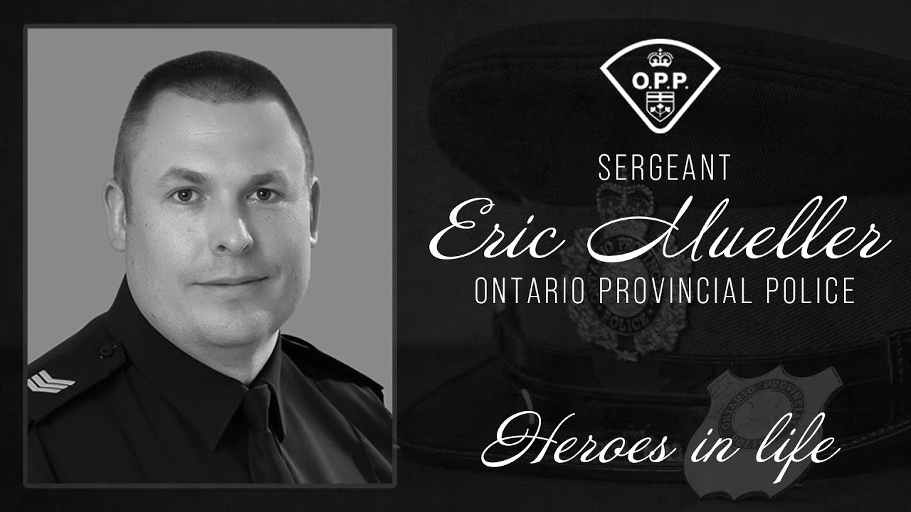 Sgt. Eric Mueller Funeral: Thousands to Pay Tribute to OPP Officer killed on Duty 