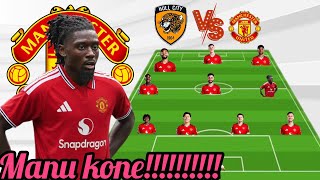 DONE DEAL✅✅ MANCHESTER UNITED POTENTIAL XI WITH MANU KONE |4:3:3| FORMATION 