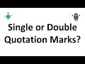 Quotation Marks Usage and Rules