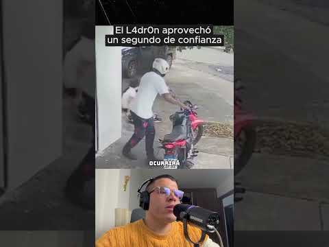 El L4dr0n aprovechó un segundo de confianza...