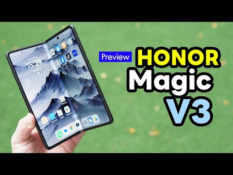 พรีวิวHONORMagicV3บางสุดในโลกสเปกเรือธงพกสบายเหมือนมือถือปกต