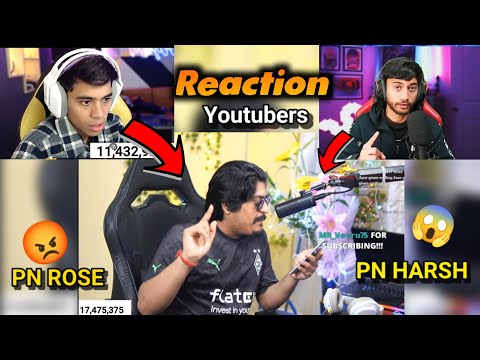 Gyan Gaming Yotubers Reaction Last Reply To Pn Harsh 😱 Gw Manish Warning @GyanGaming  #gyangaming