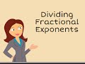 Rational Exponents and Radical Expressions