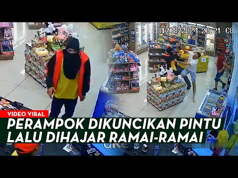 PERAMPOK DIJEBAK KARYAWAN MINIMAKET! Caranya Menjebak Pelaku Bisa Dijadikan Inspirasi