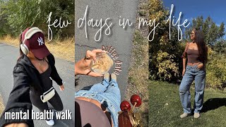 a few days in my life | coffee date, sephora haul, mental health walk