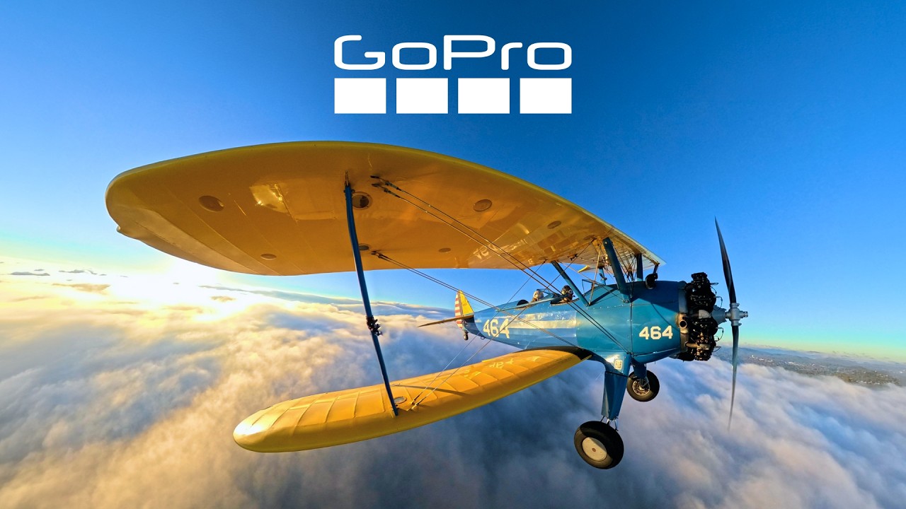 Aerobatics in a WWII Biplane | GoPro MAX2