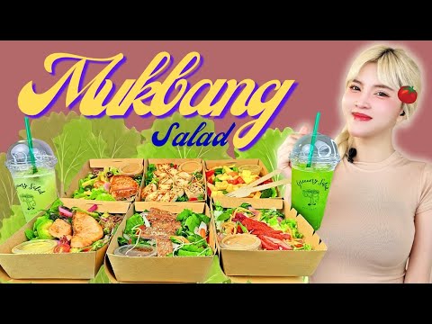 Tóc Vàng mukbang salad