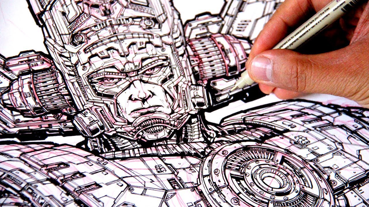 The most detailed drawing ever (i think) of galactus!