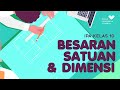 Kuis tentang Besaran, Satuan, dan Dimensi