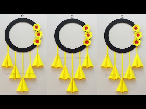 Beautiful and Easy Paper Wall Hanging / PaperCraft For Home Decoration / Unique Wall Hanging / DIY