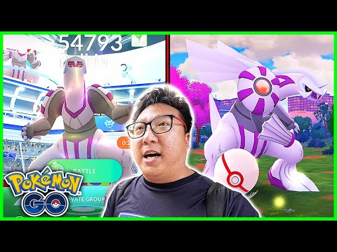 SHUNDO Palkia Caught During Raid Hour - Pokemon GO