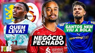 BARCOLA É DO LIVERPOOL l BRIGA POR LEÃO l SANTOS HUMILHADO?