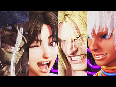 Street Fighter 6 S2 - All Game Face Animations