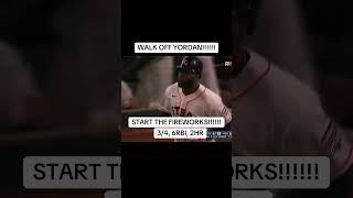 WALK-OFF HOMER🚨 Yordan Alvarez’s second home run of the night comes in walk-off fashion!