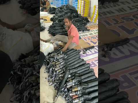 फैक्ट्री में बारिश के छाते कैसे बनाते हैं?(umbrella making) #shortsfeed #factshorts #trendingshorts