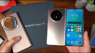 Honor Magic V5 Unboxing and Hands On!