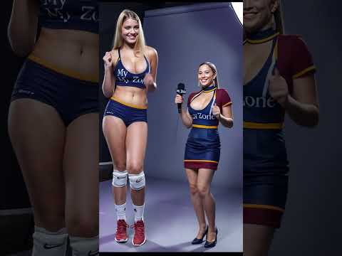 SUPER TALL VOLLEYBALL PLAYER Dancing || 키 큰 여자  ||  背の高い女の子