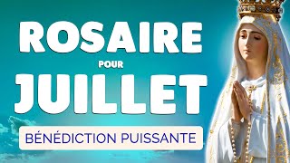 🙏 ROSAIRE pour JUILLET 2025 🙏 Puissant Rosaire pour ce MOIS