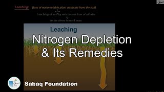 Nitrogen Depletion & Its Remedies