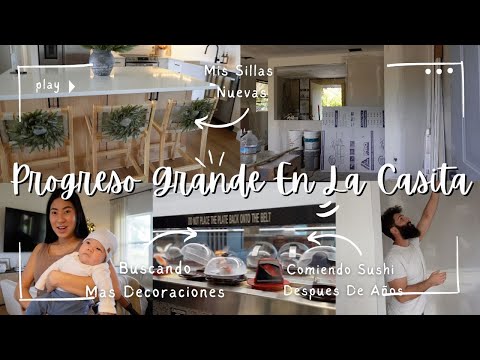 Progreso Grande En La Casita + Cambiando Las Sillas + Sushi Despues De Años