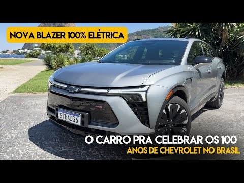 Nova Blazer 100% elétrica. O carro para celebrar os 100 anos de Chevrolet no Brasil