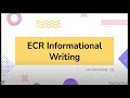 ECR Writing and Revision Techniques