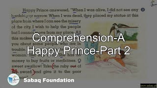 Comprehension-A Happy Prince-Part 2