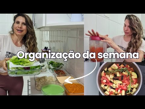 VLOG DE ROTINA |Organização e Planejamento de Refeições pra semana | Gelatina cremosa, purê cenoura