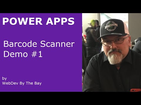 PowerApps Barcode and QR Code Scanner Demo