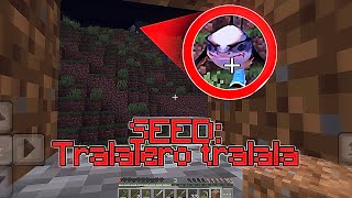 En esta SEMILLA sale TRALALERO TRALALA a las 3 AM en Minecraft 😱