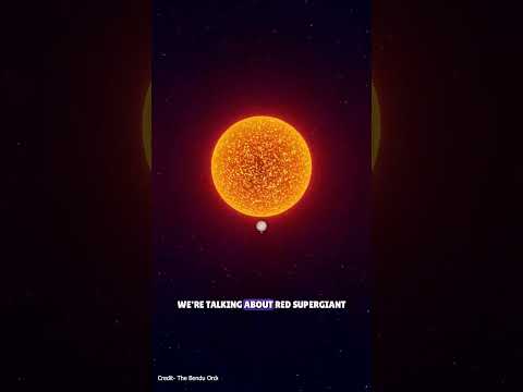 Biggest star in our universe Stephenson 2-18 #sciencefacts #science