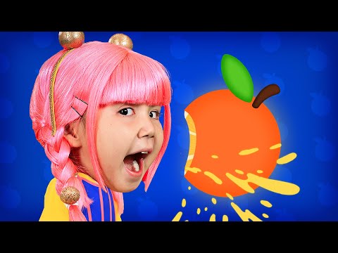 1, 2, 3, 4! ¡A comer deliciosas frutas! ¡Ñam-Ñam-Ñam! con Mini DB | D Billions Canciones Infantiles